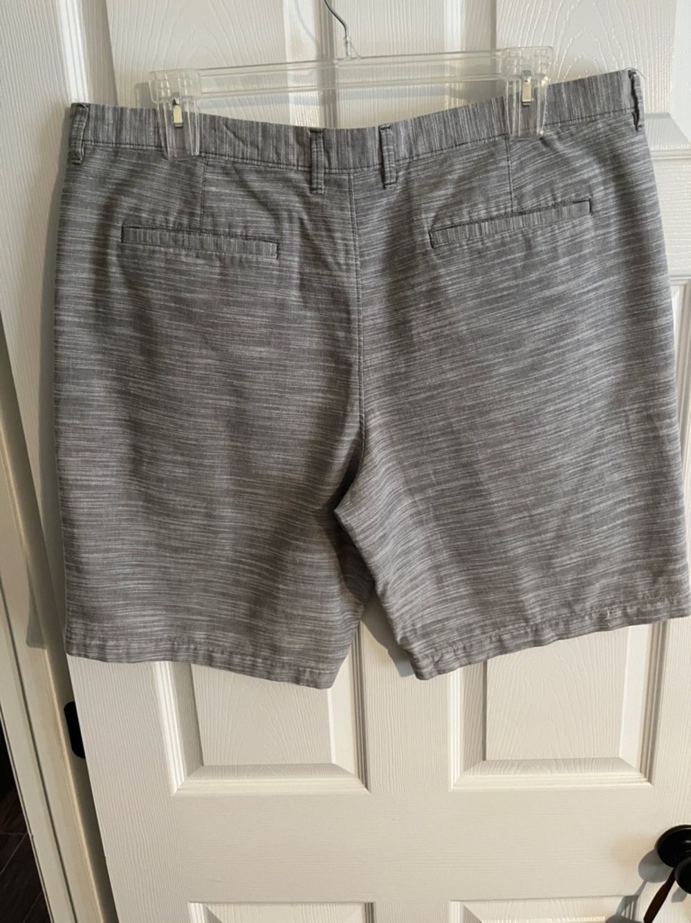 MERONA Light Gray Flat Front Men’s Shorts - Picture 3 of 14